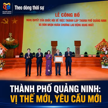Theo dòng thời sự ngày 28/8/2026: Thành phố Quảng Ninh: Vị thế mới, yêu cầu mới