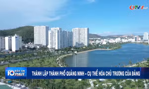 Thành lập thành phố Quảng Ninh - cụ thể hóa chủ trương của Đảng