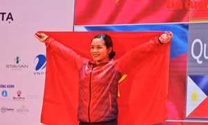Cử tạ Việt Nam phá 6 kỷ lục SEA Games, giành 3 Huy chương Vàng tại SEA Games 31
