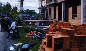 Cú đánh hiểm của gã bạn nhậu tại công trình xây dựng