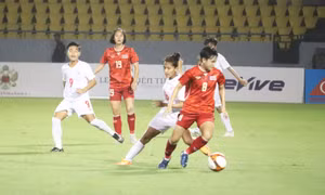 Bóng đá nữ SEA Games 31: Đội tuyển nữ Thái Lan và Myanmar cùng chia điểm