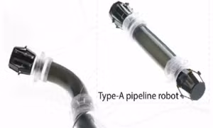 Robot giun đất kiểm tra động cơ máy bay