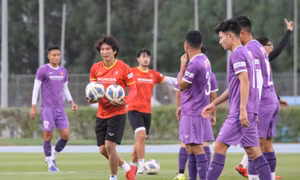 U23 Việt Nam sẵn sàng cho trận đấu giao hữu với U23 UAE
