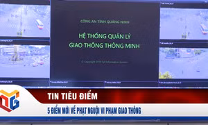 5 điểm mới về phạt nguội vi phạm giao thông