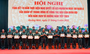Đảng ủy Quân sự tỉnh tổng kết 10 năm thực hiện Nghị quyết số 623-NQ/QUTW