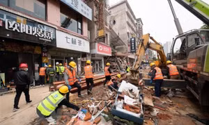 Sập nhà tại Trung Quốc: Kết thúc nỗ lực tìm kiếm, 53 người thiệt mạng