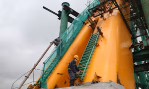 Tăng tốc thi công cầu Cửa Lục 3 