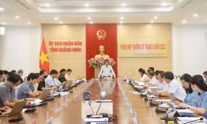UBND tỉnh họp thường kỳ tháng 5