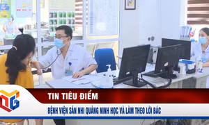 Bệnh viện sản nhi Quảng Ninh học và làm theo lời Bác