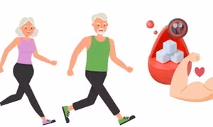 Phương pháp đi bộ giúp kiểm soát đường huyết, tăng cơ bắp