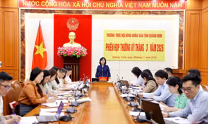 Thường trực HĐND tỉnh họp phiên thường kỳ tháng 3