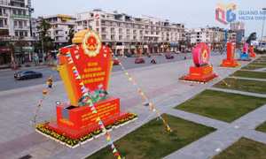 Quảng Ninh rực sắc cờ hoa chào đón "Ngày hội non sông"