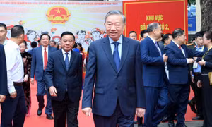 Tổng Bí thư Tô Lâm tham gia bầu cử tại phường Ba Đình, Hà Nội