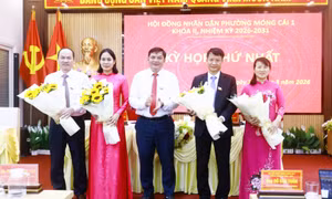 Kỳ họp thứ nhất HĐND phường Móng Cái 1 khóa II, nhiệm kỳ 2026-2031