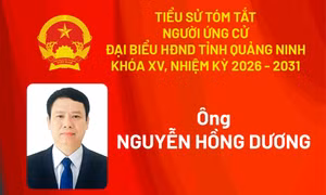Tiểu sử ứng cử viên đại biểu HĐND tỉnh khóa XV Nguyễn Hồng Dương