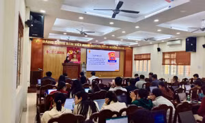 Xã Quảng Hà ứng dụng chuyển đổi số phục vụ công tác bầu cử