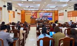 Ứng cử viên đại biểu HĐND tỉnh tại đơn vị bầu cử số 13 tiếp xúc cử tri