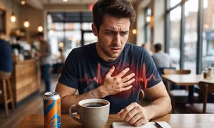 Uống nhiều cà phê, nước tăng lực có thể gây rối loạn nhịp tim