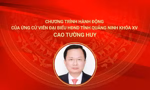 Chương trình hành động của ứng cử viên đại biểu HĐND tỉnh Quảng Ninh Khoá XV Cao Tường Huy