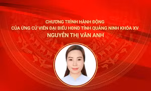 Chương trình hành động của ứng cử viên đại biểu HĐND tỉnh Quảng Ninh khóa XV Nguyễn Thị Vân Anh