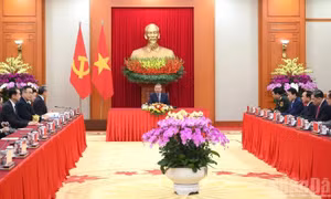 Tổng Bí thư Tô Lâm tiếp Bộ trưởng Ngoại giao, Quốc phòng, Công an Trung Quốc sang dự Hội nghị về cơ chế đối thoại chiến lược 3+3