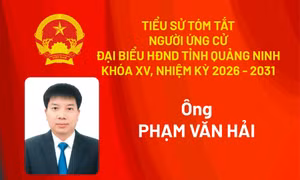 Tiểu sử ứng cử viên đại biểu HĐND tỉnh khóa XV Phạm Văn Hải