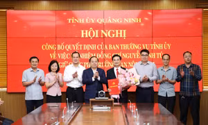 Ban Thường vụ Tỉnh ủy điều động, phân công và bổ nhiệm Phó trưởng Ban Nội chính Tỉnh ủy