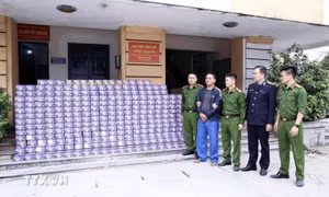 Hơn 700kg pháo hoa nổ 'ngụy trang' dưới 60 tấn sắn khô