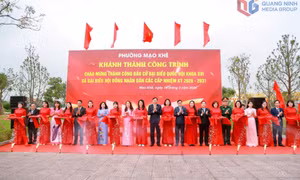 Phường Mạo Khê khánh thành loạt công trình chỉnh trang đô thị