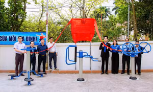 Mông Dương: Khánh thành công trình Thanh niên “Điểm vui chơi cộng đồng”