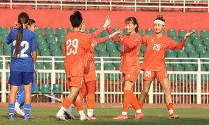 U20 nữ Việt Nam thắng đậm U20 nữ Uzbekistan 4-0 ở trận giao hữu