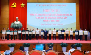 Tổng kết công tác bầu cử đại biểu Quốc hội khoá XVI và đại biểu HĐND các cấp, nhiệm kỳ 2026-2031