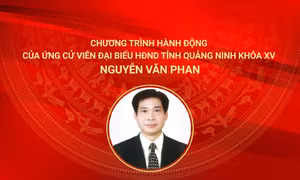 Chương trình hành động của ứng cử viên đại biểu HĐND tỉnh Quảng Ninh khoá XV Nguyễn Văn Phan