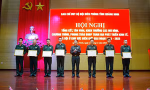 Bộ đội Biên phòng tỉnh: Khen thưởng các mô hình giúp dân vùng biên phát triển kinh tế