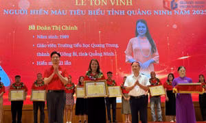 Cô giáo 23 lần tham gia hiến máu tình nguyện