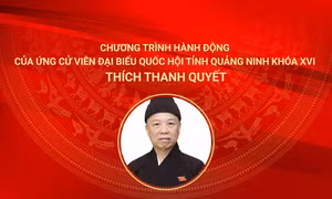 Chương trình hành động của ứng cử viên đại biểu Quốc hội khóa XVI Thích Thanh Quyết