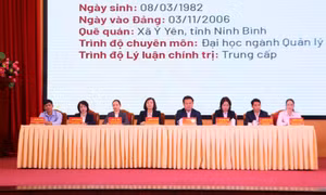 Ứng cử viên đại biểu HĐND tỉnh tại đơn vị bầu cử số 3 tiếp xúc cử tri