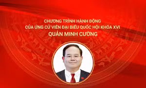 Chương trình hành động của ứng cử viên đại biểu Quốc hội khóa XVI Quản Minh Cường