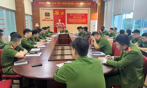 Công an Quang Hanh: Vì một kỳ bầu cử an toàn