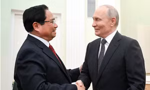 Thủ tướng Phạm Minh Chính hội kiến Tổng thống Liên bang Nga Vladimir Putin
