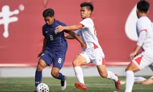U23 Việt Nam thua sát nút U23 Thái Lan tại Trung Quốc