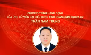 Chương trình hành động của ứng cử viên đại biểu HĐND tỉnh Quảng Ninh khóa XV Trần Nam Trung