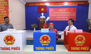 Kết thúc bầu cử, tỷ lệ cử tri cả nước đi bỏ phiếu đạt 99,38%, Lào Cai và Huế đạt 100%