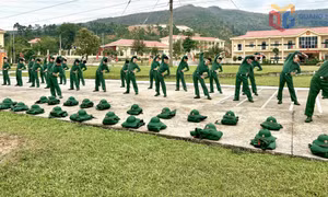 Khởi động mùa huấn luyện chiến sĩ mới