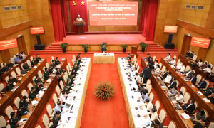 Đại tướng Phan Văn Giang, Bộ trưởng Bộ Quốc phòng làm việc với Ban Thường vụ Tỉnh ủy Quảng Ninh