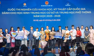 Quảng Ninh giành 3 giải tại Cuộc thi nghiên cứu khoa học, kỹ thuật cấp quốc gia năm học 2025-2026