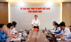 Giao ban Ban Thường trực Ủy ban MTTQ Việt Nam tỉnh