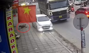 Danh tính nữ tài xế húc văng cô gái trên vỉa hè rồi bỏ chạy