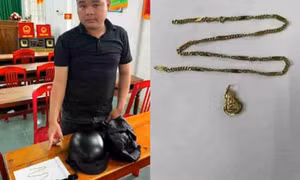 Cướp giật sợi dây chuyền vàng, nam thanh niên bị bắt chỉ sau 7 giờ
