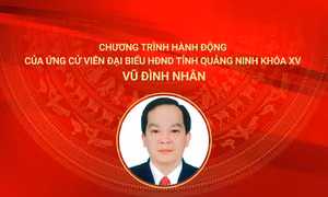 Chương trình hành động của ứng cử viên đại biểu HĐND tỉnh Quảng Ninh khóa XV Vũ Đình Nhân